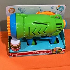 Play Day Bubble Barrage Blaster - Green and Blue